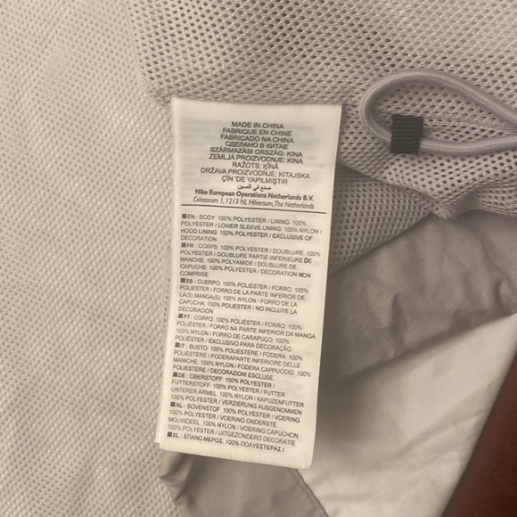 Nike White Jacket LARGE Vintage - Picture 5 of 8